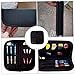 FOYTOKI Portable Darts Bag Oxford Cloth Zipper Organizer Compact Darts Case for Pouch and Shooting Bag