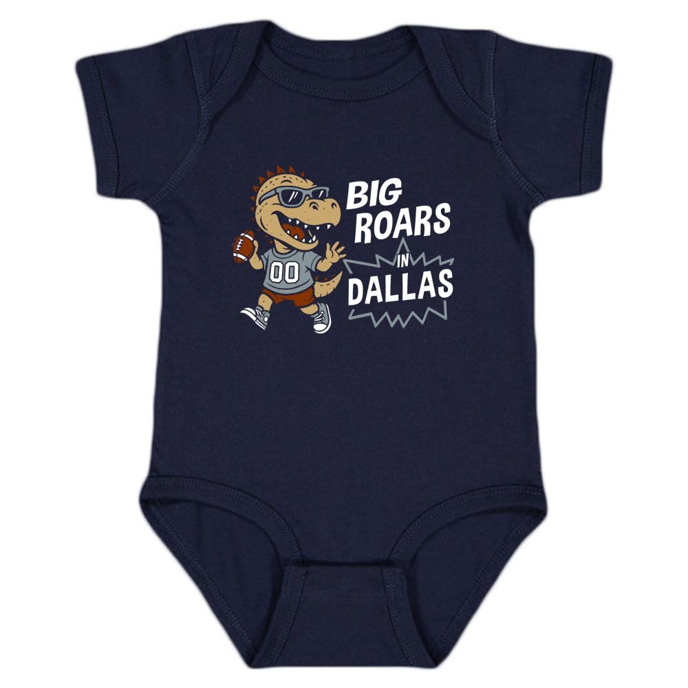 Big Roars in The Field Kids Dinosaur Bodysuit for Football Fans