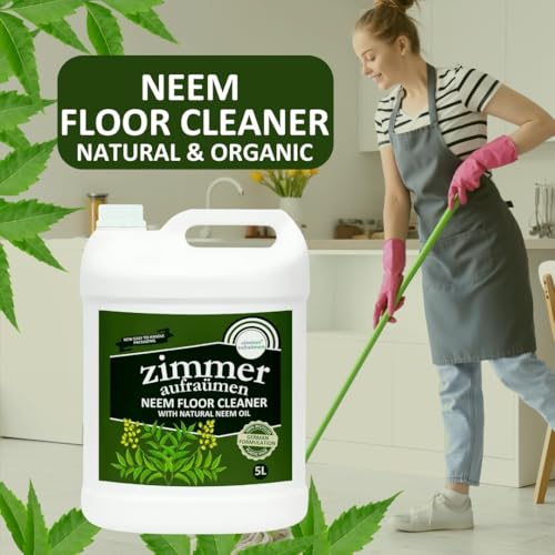 Image of Zimmer Aufraumen Neem Floor cleaner, Natural & Organic-5L, 4X Thick & Concentrated, Economical