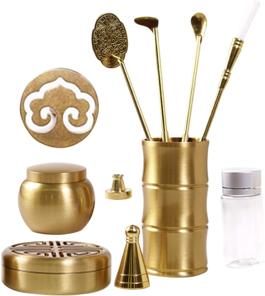 DOITOOL 1 Set Incense Making Kit 11PCS Brass Incense Tool