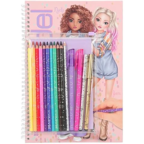 Depesche 11389 TOPModel - Juego de Libros para Colorear y diseñar atuendos Modernos Cover