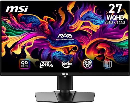 MSI MAG 271QPX QD-OLED E2, 67.3 cm, OLED, WQHD 2560x1440, 240Hz, ...