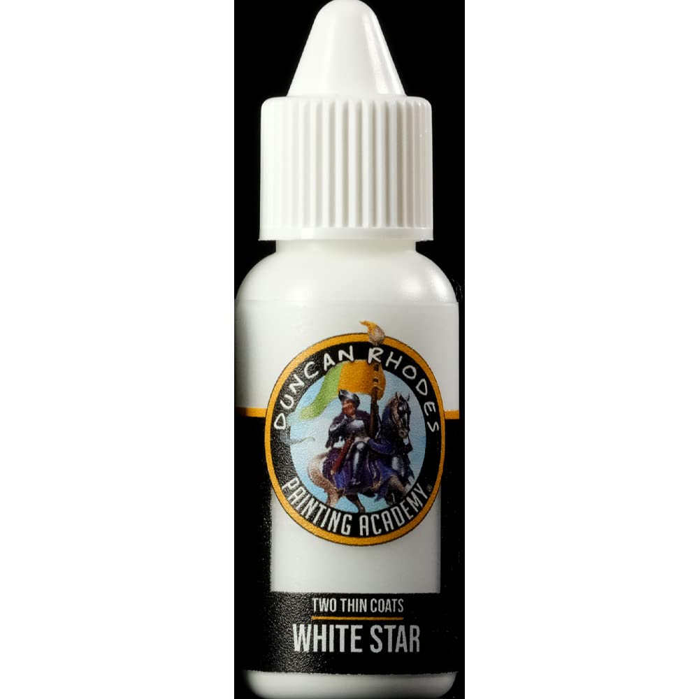 Duncan Rhodes Painting Academy Two Thin Coats Hobby Paints 15ml (White Star)