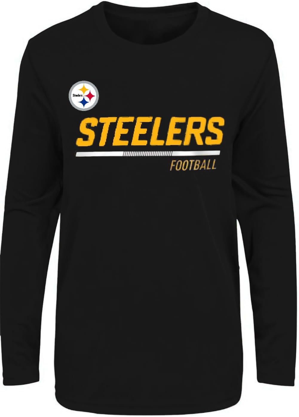 NFL Kids Youth 8-20 Engaged Team Color Performance Primary Logo Long Sleeve T-Shirt