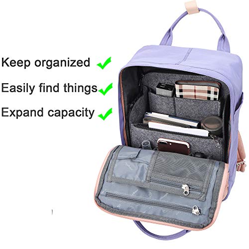 Yoillione Felt Backpack Organizer Insert For Women And Men, Large Travel Rucksack Insert With High Capacity, Lightweight Bag Organizer With Zipper Pockets #TOP4