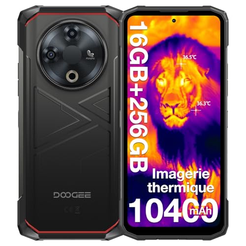 Smartphone incassable de chantier Fire 6 avec batterie 10400mAh et GPS