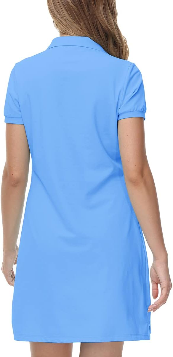 JINSHI Women T Shirt Dress Hiking/Tennis/Golf/Leisure Comfortable and Soft Athletic Dress for Women - Image 4