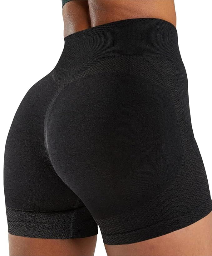 Women Gym Push Up Seamless Scrunch Butt Yoga Sport Fitness Workout High Waist Shapeware Short | Butt Lift Workout Athletic Tummy Control Stretchy Shorts for Women-image-34