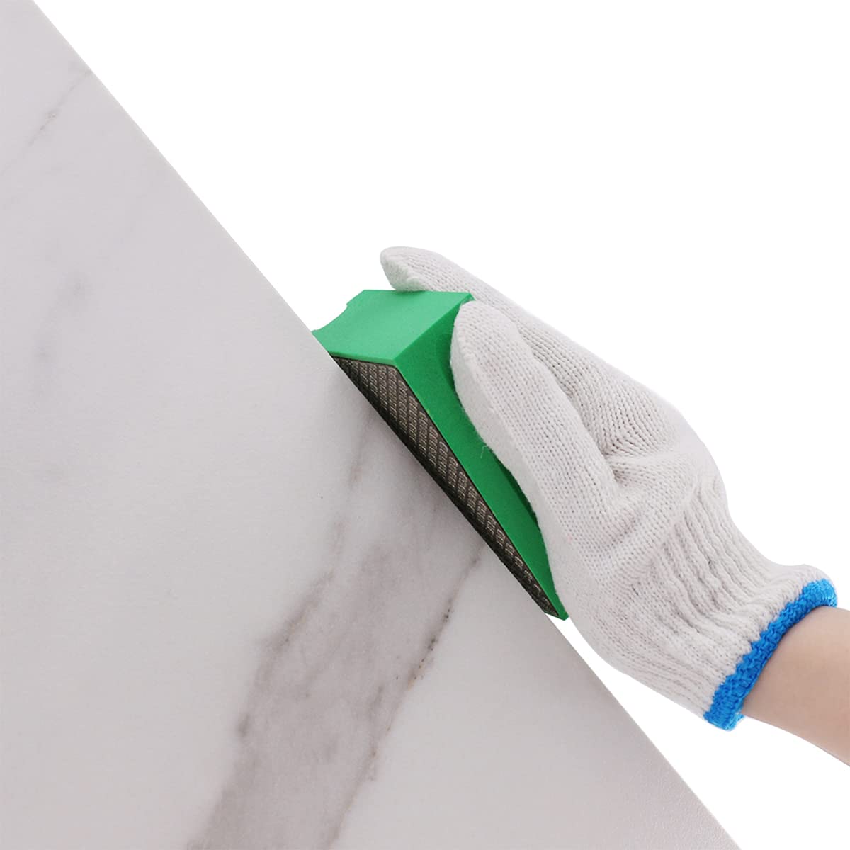 Electrochapado Diamante Mano Pulido Almohadillas Grit Glass Grinding Pad Piedra Mármol Cerámica Mano DIY Herramienta 4pcs