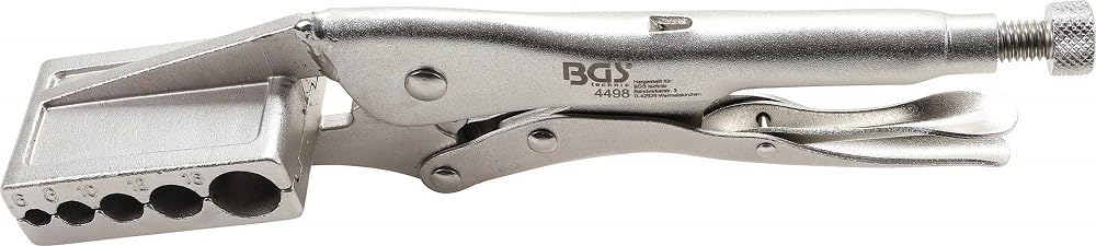 Bgs Verchromt, Matt 4498 | Fitting Clamp Locking Grip Pliers | For Ø 6 - 16 Mm