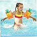 Yeory Swimming Armband for Kid Inflatable Swimming Arm Band Cute Float Armband Swim Training Aid Aged 3-6 1Pair Pineapple, Swimming Arm Float Rings