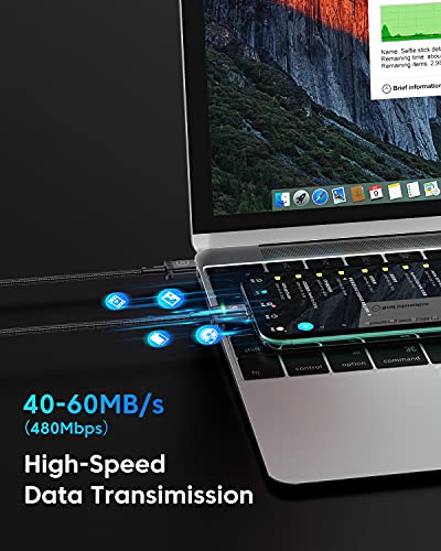 Kuulaa 3Pack Magnetic Charging Cable Usb C,3A Fast Charging/Data Transmission With 3 In 1 Charging Tips Nylon-Braided Phone Cable Compatible For Iproduct/Type C/Micro Device(3.3Ft/3.3Ft/3.3Ft) #TOP2