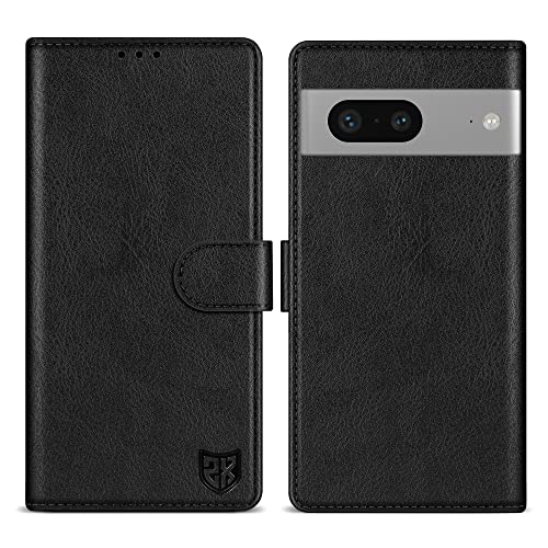 Image of ZZXX for Google Pixel 7 Wallet Case Magnetic Closure 6.3 inch,Black