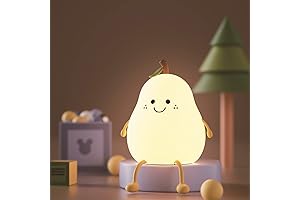 HAPPYBAG Cute Silicone Night Light for Kids