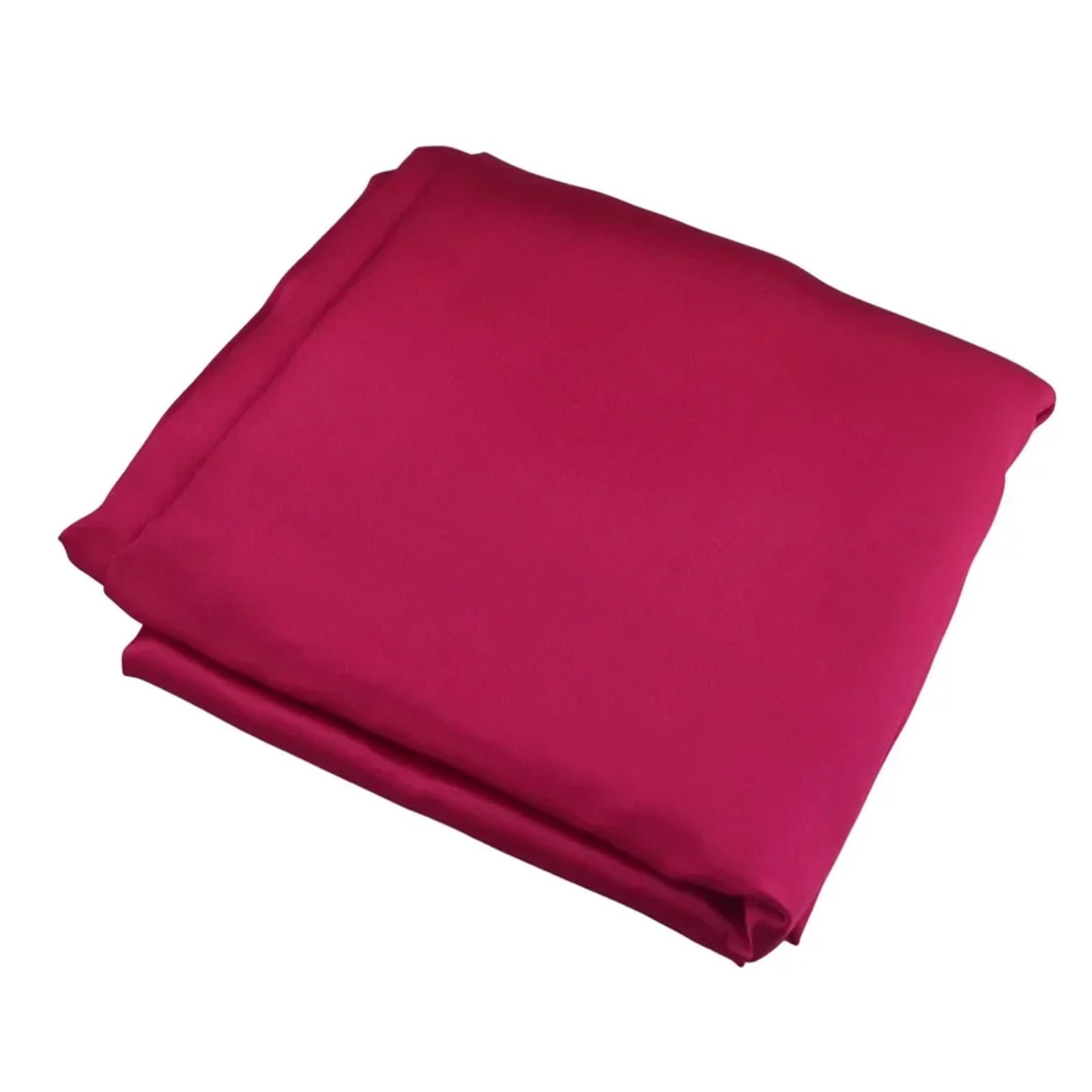 LuMOUzhou Reusable Rectangle Satin Tablecloth Round Satin Tablecloth Multicolor Multiple Sizes(Hot Pink,Round 145CM-57INCH)