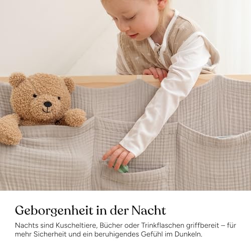 Ehrenkind Bett Organizer Beige – Bild 6