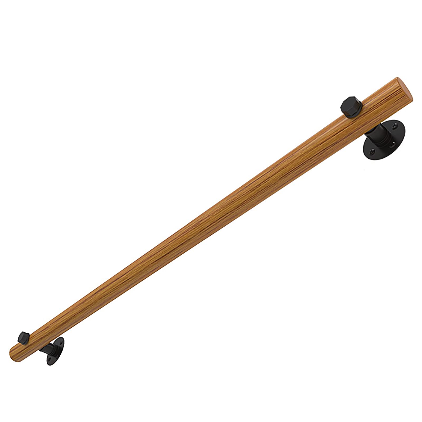 KHLMSRXJ Stair Handrail Wooden Handrail, Non-Slip Solid Wood Stair Handrails Home Against The Wall Indoor Loft Elderly Railings Handrails Corridor Support Rod/550Cm