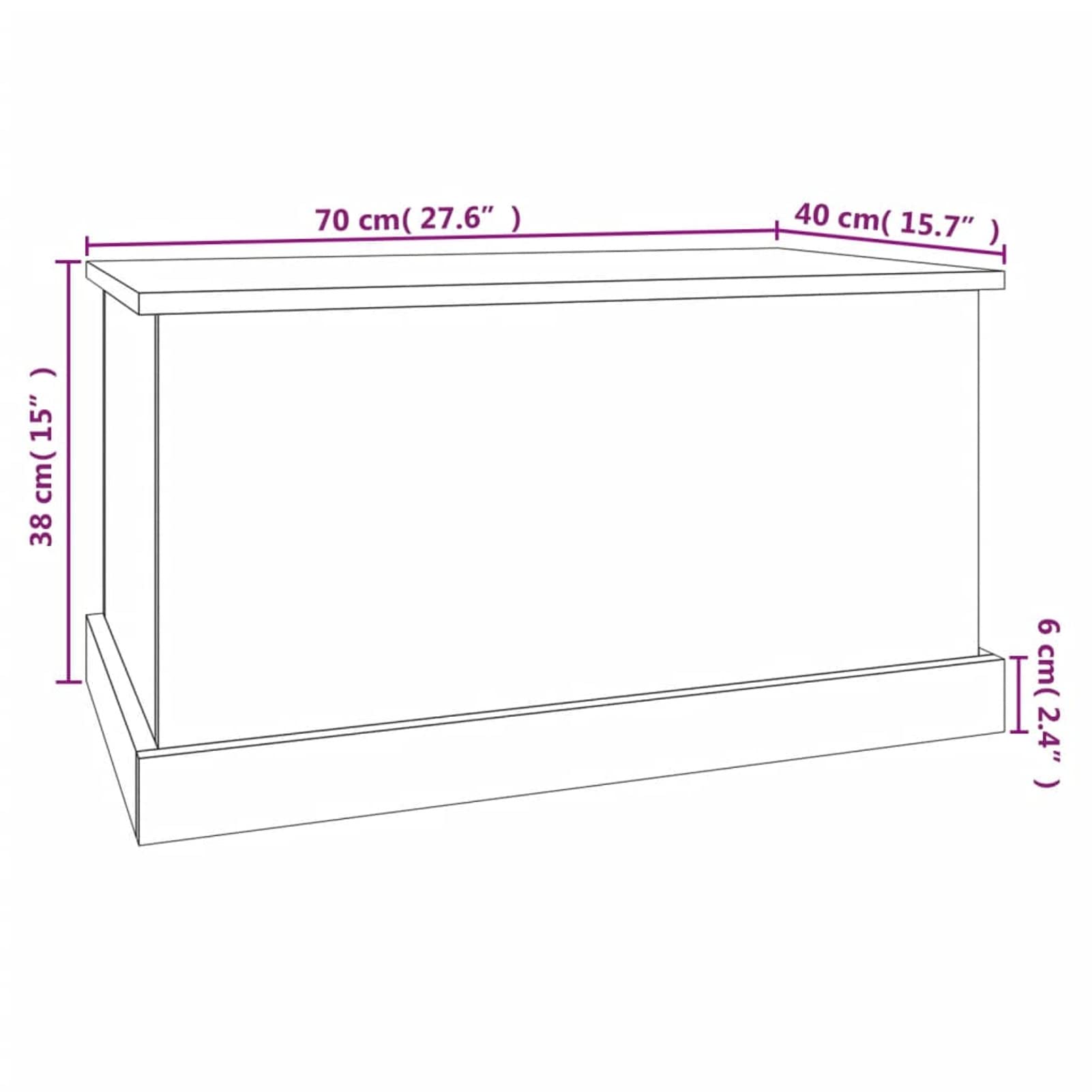 Homgoday Caja portaobjetos blanca 70 x 40 x 38 cm madera multicapa armario interior, mesa contenedor de jardín, armario portaherramientas, armario escobero interior para baño interior casa