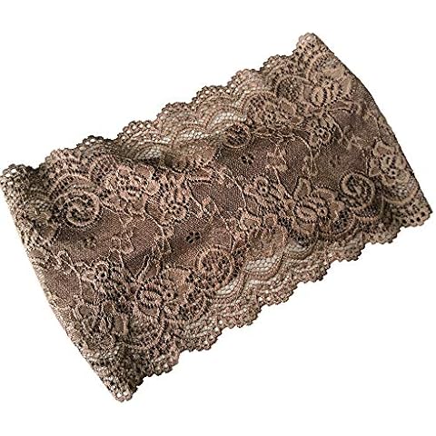 Oyabridal Lace Headband for Women (Brown) Cover