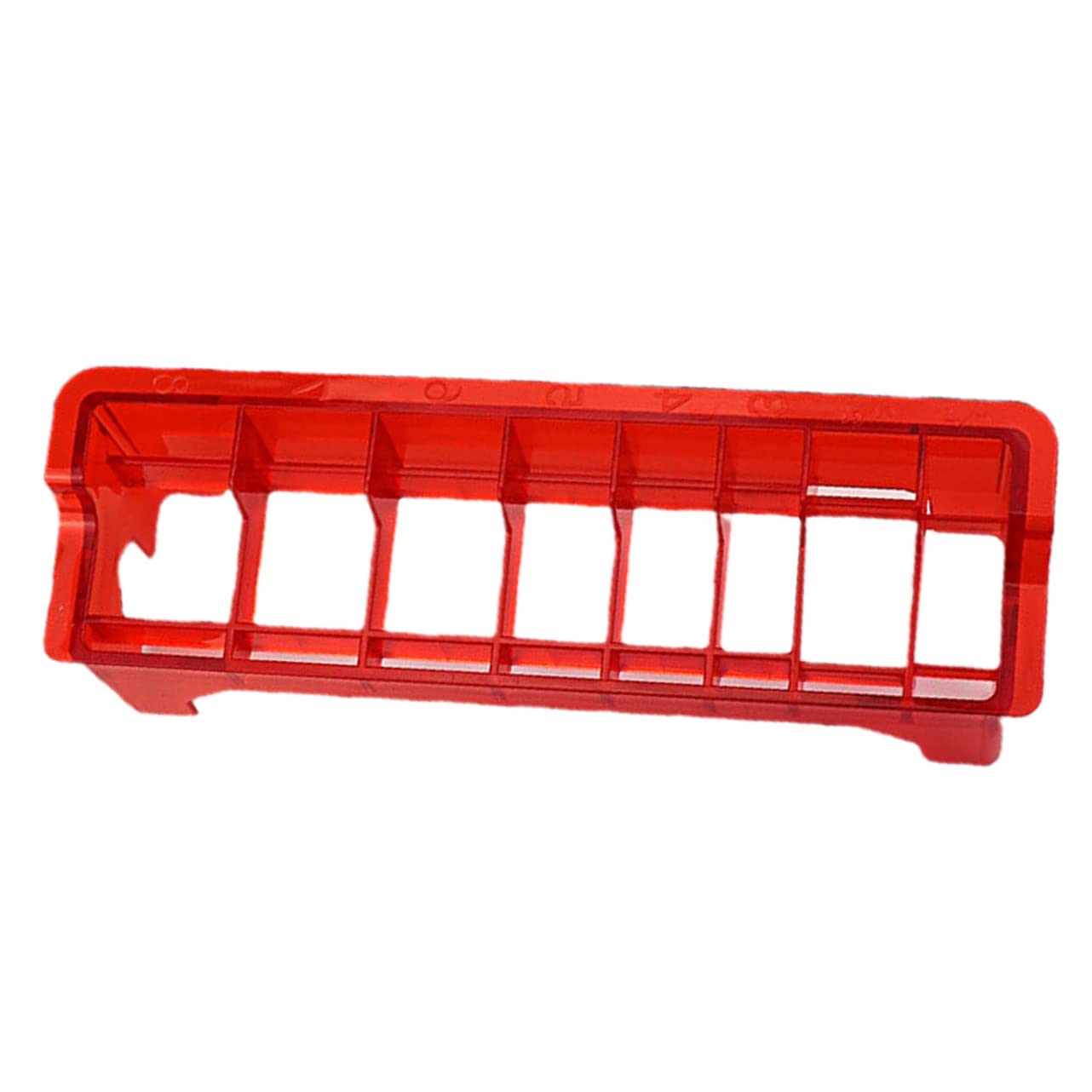 Mikinona Clipper Guard Holder Storage Box Barber Tool Organizer with Slots for Limit Combs Practical Design for Hair Clippers for Home Salon Use Style