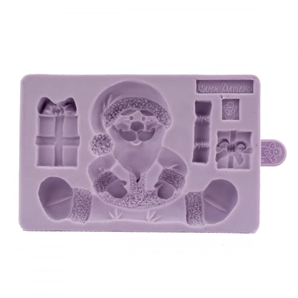 Karen Davies Silicone Mould - Sitting Santa