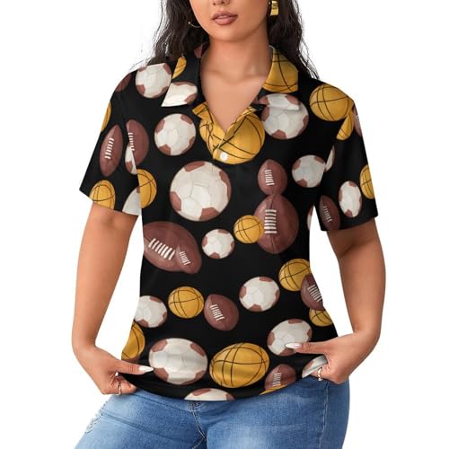 Polo de baloncesto para mujer transpirable para partidos de tenis y tardes de golf