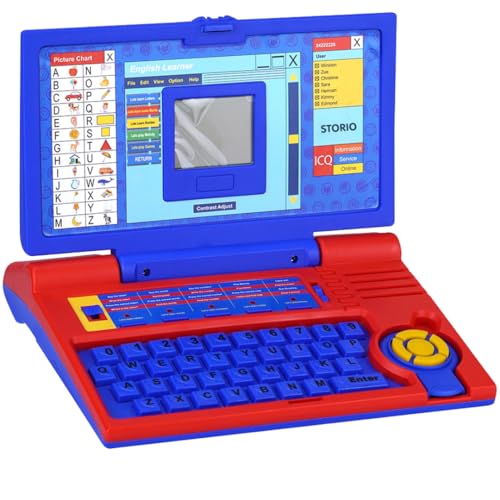 Image of Storio Avengers Educational Laptop Computer Toy with Mouse|1 Year Extended Warranty|Kids Above 3 Years|20 Fun Activity Learning Toy|Letter Words Games Mathematics Music Logic Memory Tool,Multicolour