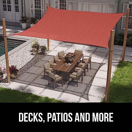 Gorilla Grip 840316702218 Heavy Duty Sun Shade, Uv Protection Fade Tear And Rust Resistant Rectangle Sunshade Canopy, Curved Edges Blocks Sunlight, Breathable Sail thumb #6
