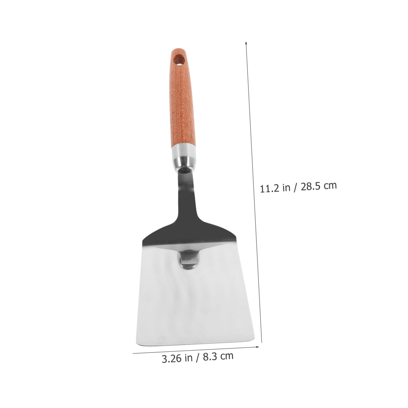 Alipis 5St Kochspatel Kelle Werkzeug Pizza schälen Steakspatel aus Metall Tragbarer Bratsteakspatel Bratspatel Teppanyaki Schaufel Küchenwaren Pfannenwender gebratenes Steak hölzern