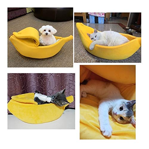 Maison coussin chat douce et lavable avec design isolant thermique - 8