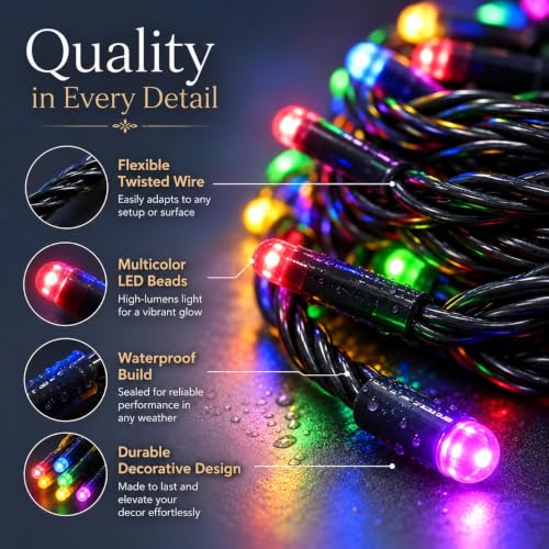 One94Store Store One94Store 55m Multicolor Rice Lights (Pack of 2) - Image 7