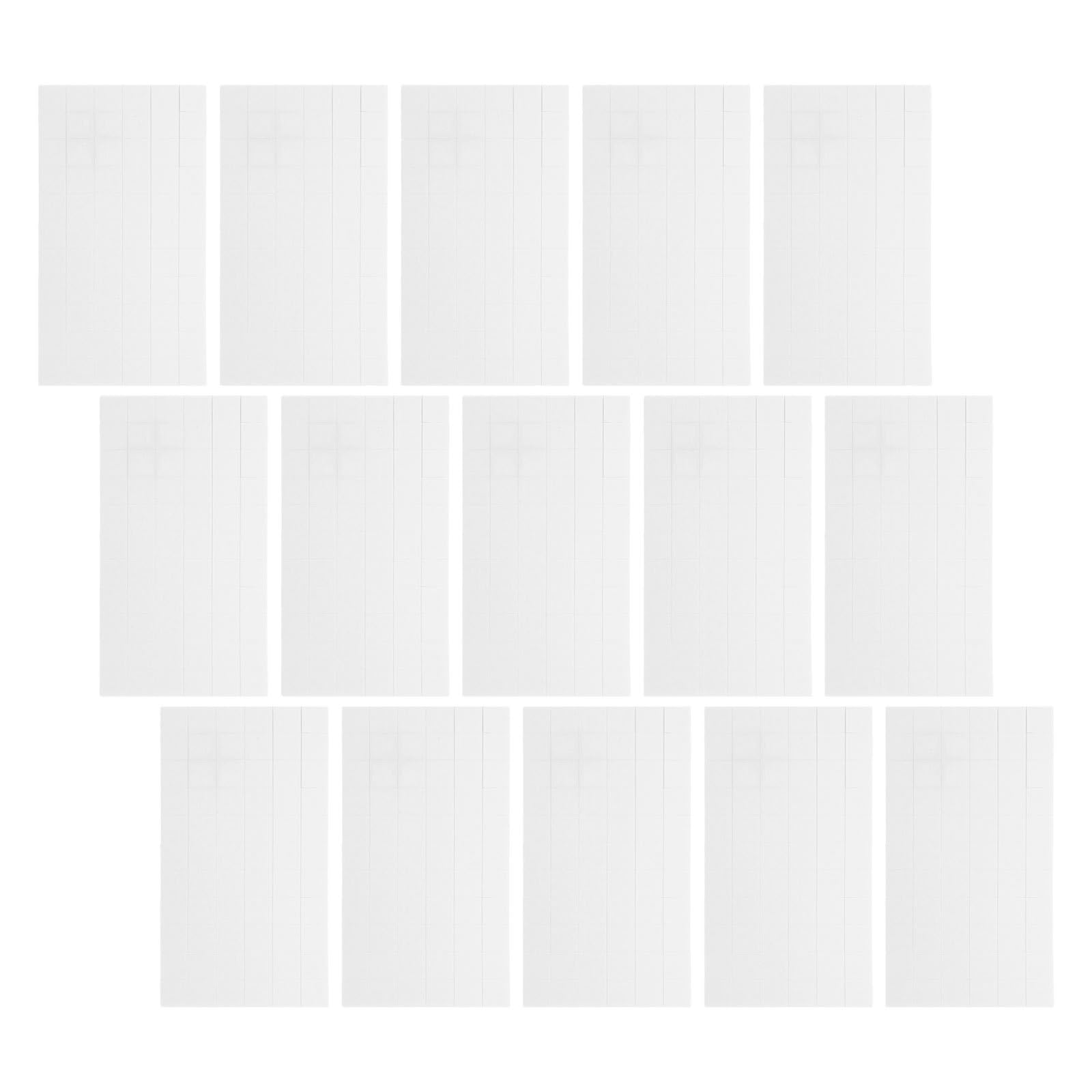 Healeved 75 Blatt Doppelseitiges Schaumstoffklebeband 3d Starke Klebekraft Weiße Schaumstoffquadrate 1,2cm für Scrapbooking Selbstgemacht Halloween Bastelarbeiten
