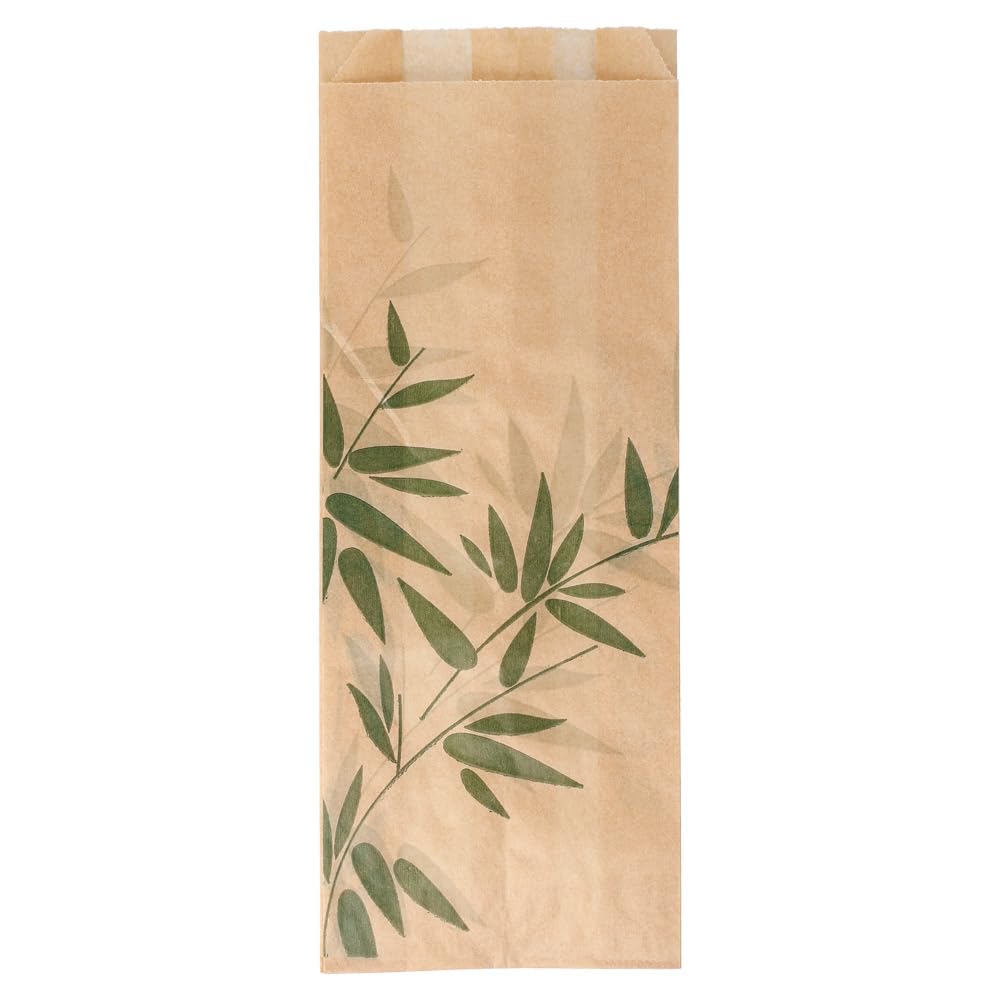 Garcia de Pou 500 Einheit Feel grün Sandwich Taschen 34 GSM in Box, 9 + 4 x 22 cm, Papier, natur, 22 x 9 x 30 cm