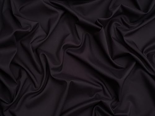 Minerva Core Range Black Deluxe Stretch Woven Lining Fabric for Dressmaking - 150cm Wide - per metre