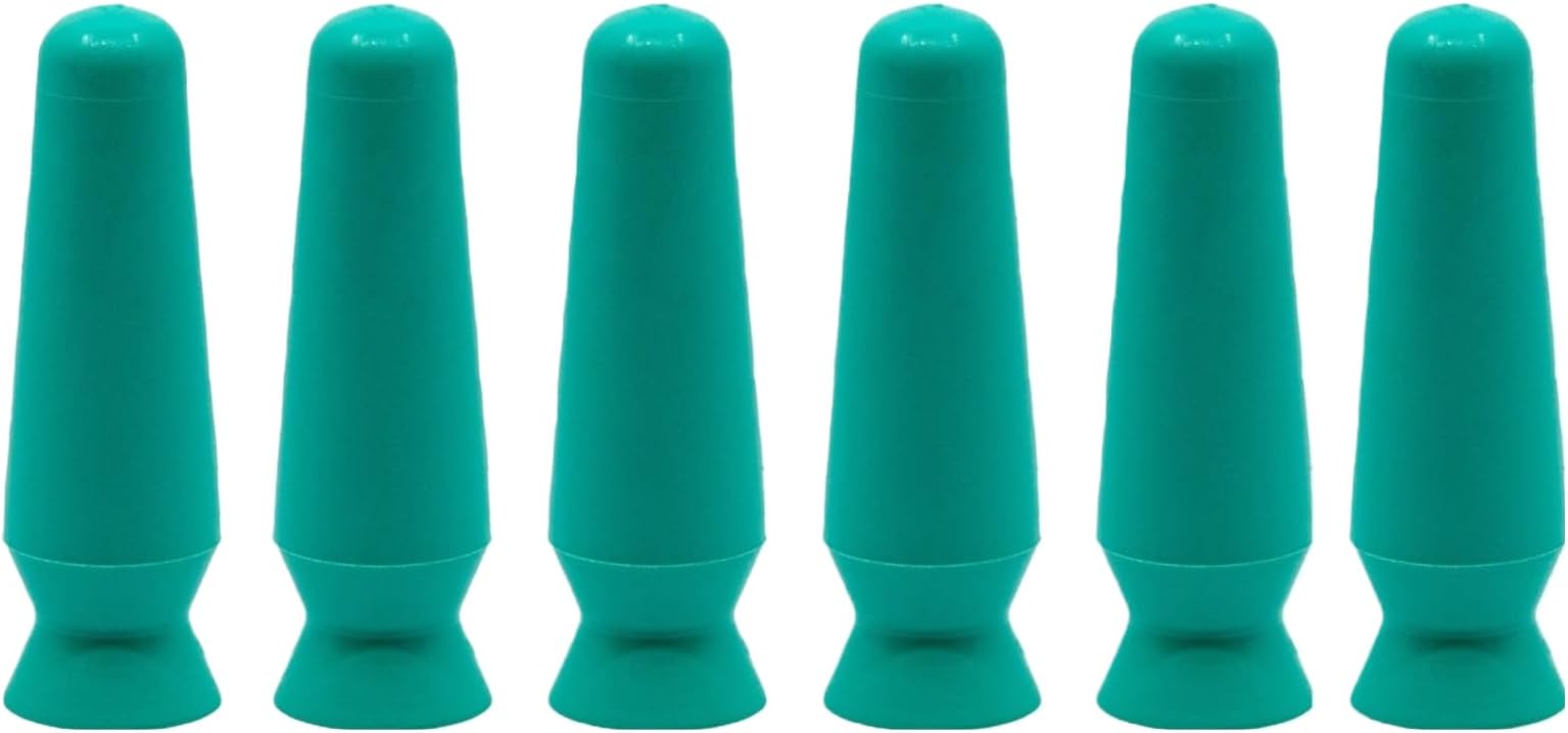 Scleral Cup Lens Inserter Pack of 6, Ventless Contacts Inserter Tool for Scleral Lenses, Hard Contact Lenses, and Prosthetic Eyes, Applies Contacts Safely, Comfortably & Hygienically