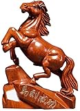 DYG Pferdestatue und Skulptur Dekoration, Chinesische Feng Shui Pferd Statue Home Office Dekoration, Tischdekorationen für Reichtum und Erfolg, Glücksgeschenk