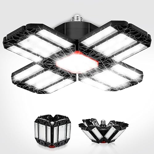 Mimiear Hexagon LED Deckenleuchte - 456W Superhelle Werkstatt Beleuchtung