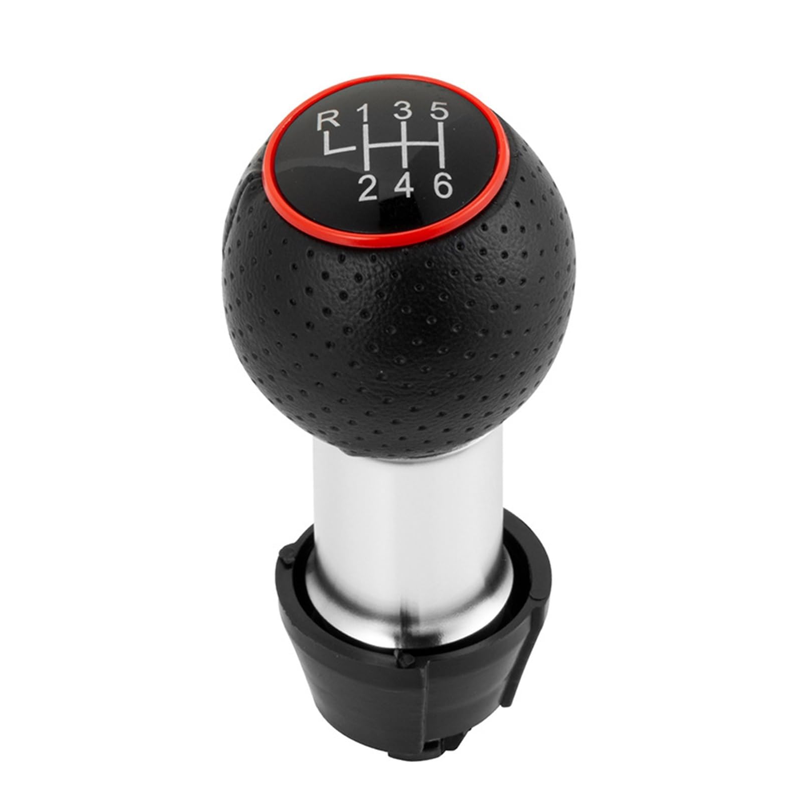 Aimazom Car Gear Shift Knob for Audi A3 S3 2001-2003 5/6 Speed Car Gear Shift Knob Head Rod for Modification and Replacement(for 6 Speed)