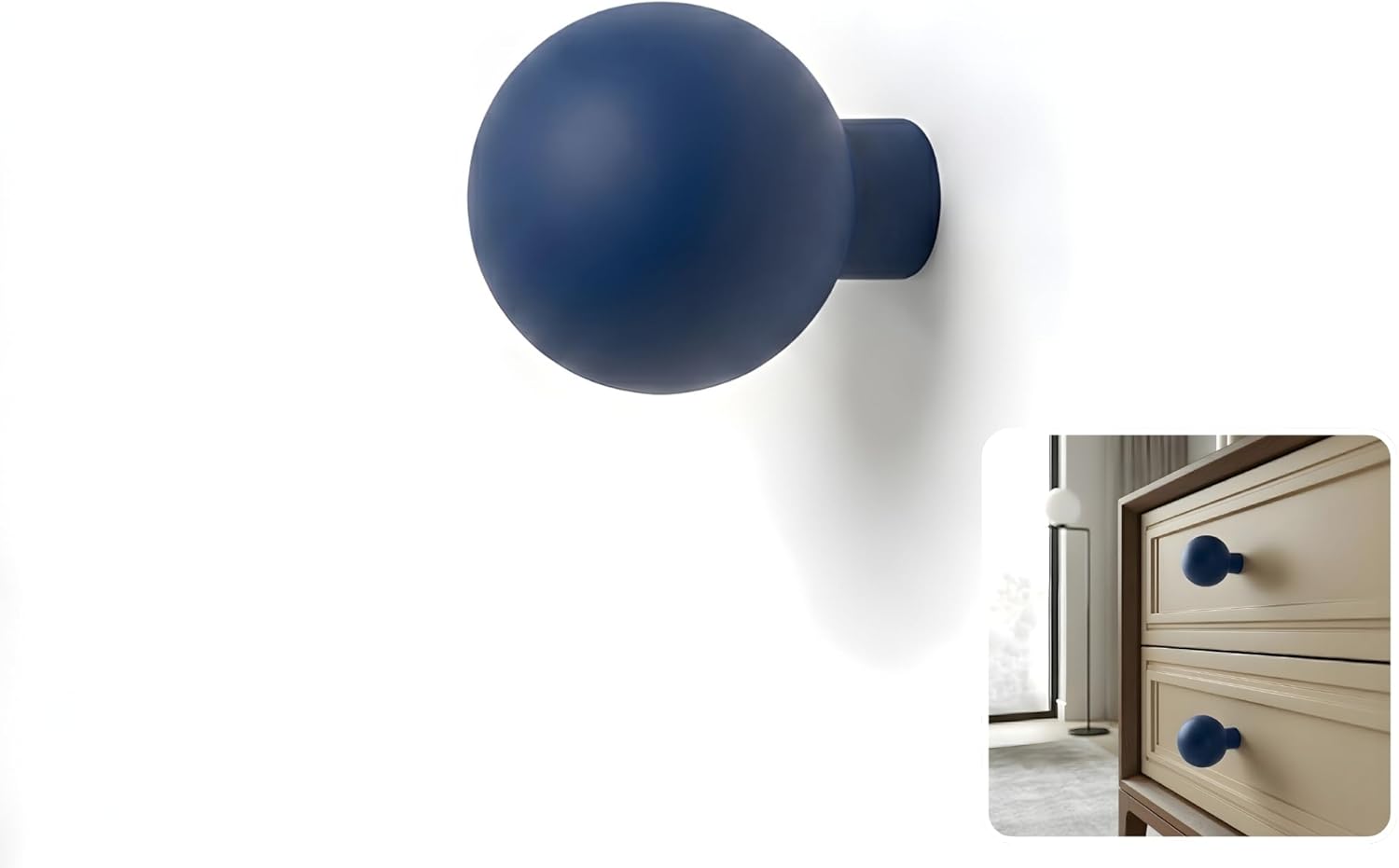 ROUS Hardware Mid-Century Modern Sphere Cabinet Knob – Solid Aluminum Round Drawer Pull, Copper Brown Matte Finish Cabinet Knobs for Kitchen Cabinet Knobs, Bathroom Cabinet Knobs & Furniture 1 Count
