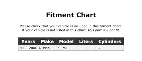 Cadena de eje de equilibrio del motor compatible con Nissan X-Trail 2.5L L4 2002 2003 2004 2005 2006 PC-437015