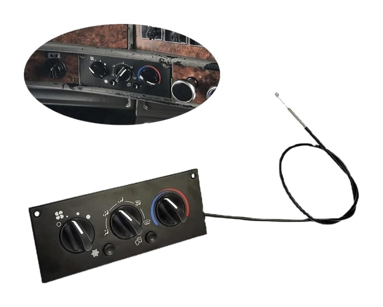 para Modelos Kenworth 2002-2006, Perilla de Control de climatización, módulo de Aire Acondicionado para automóvil.
