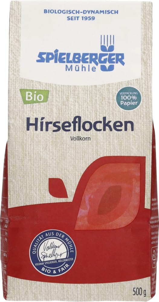 Hirseflocken, kbA 12 x 500 g