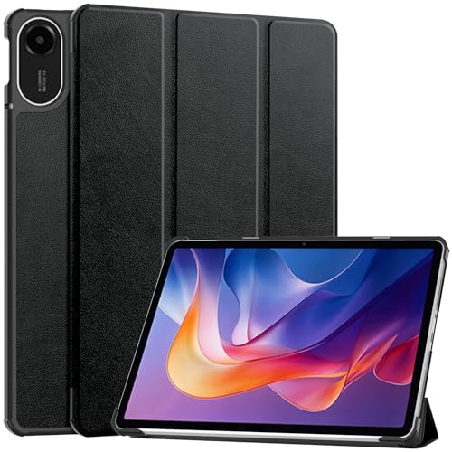 Vakarey para Xiaomi Redmi Pad 2 Funda,Ultrafina Inteligente Funda para Redmi Pad 2 4G 11 Pulgadas 2025,Negro