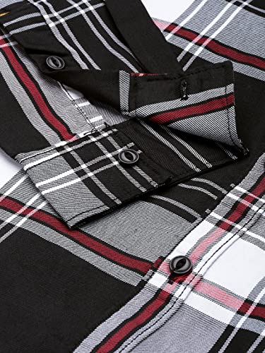 Image of The Indian Garage Co Men Slim Fit Checkered Full Sleeves Spread Collar Casual Shirt