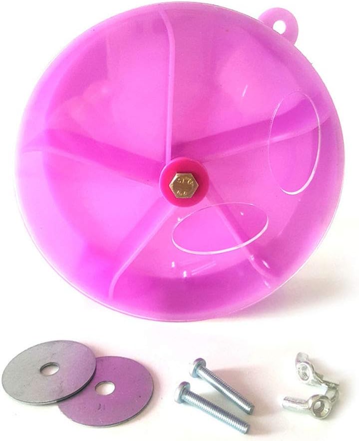 Bird Foraging Toy Seed Food Ball Rotate Wheel for Parrot Budgie Parakeet Cockatiel Conure African Grey Cockatoo Macaw Amazon Lovebird Finch Canary Cage Feeder