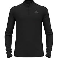 Odlo Intimo termico da uomo Merino 200 I Intimo Merino da uomo Zip I Maglia termica