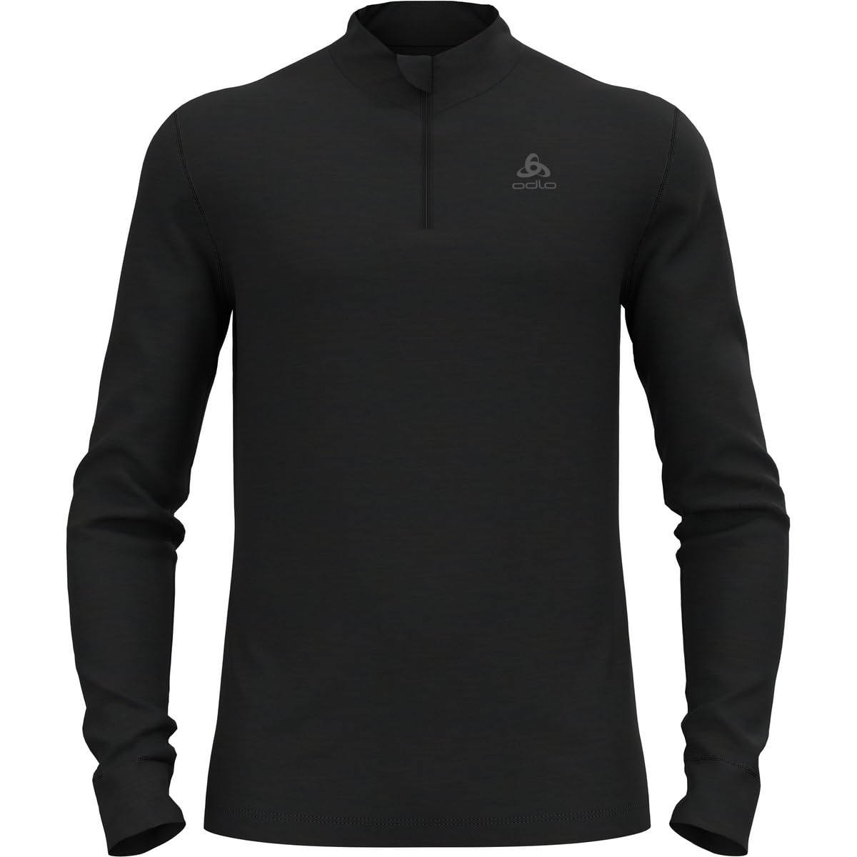 Odlo Herren Bl Top Turtle Neck L/S Half Zip Merino 200 Undershirt (1er Pack)