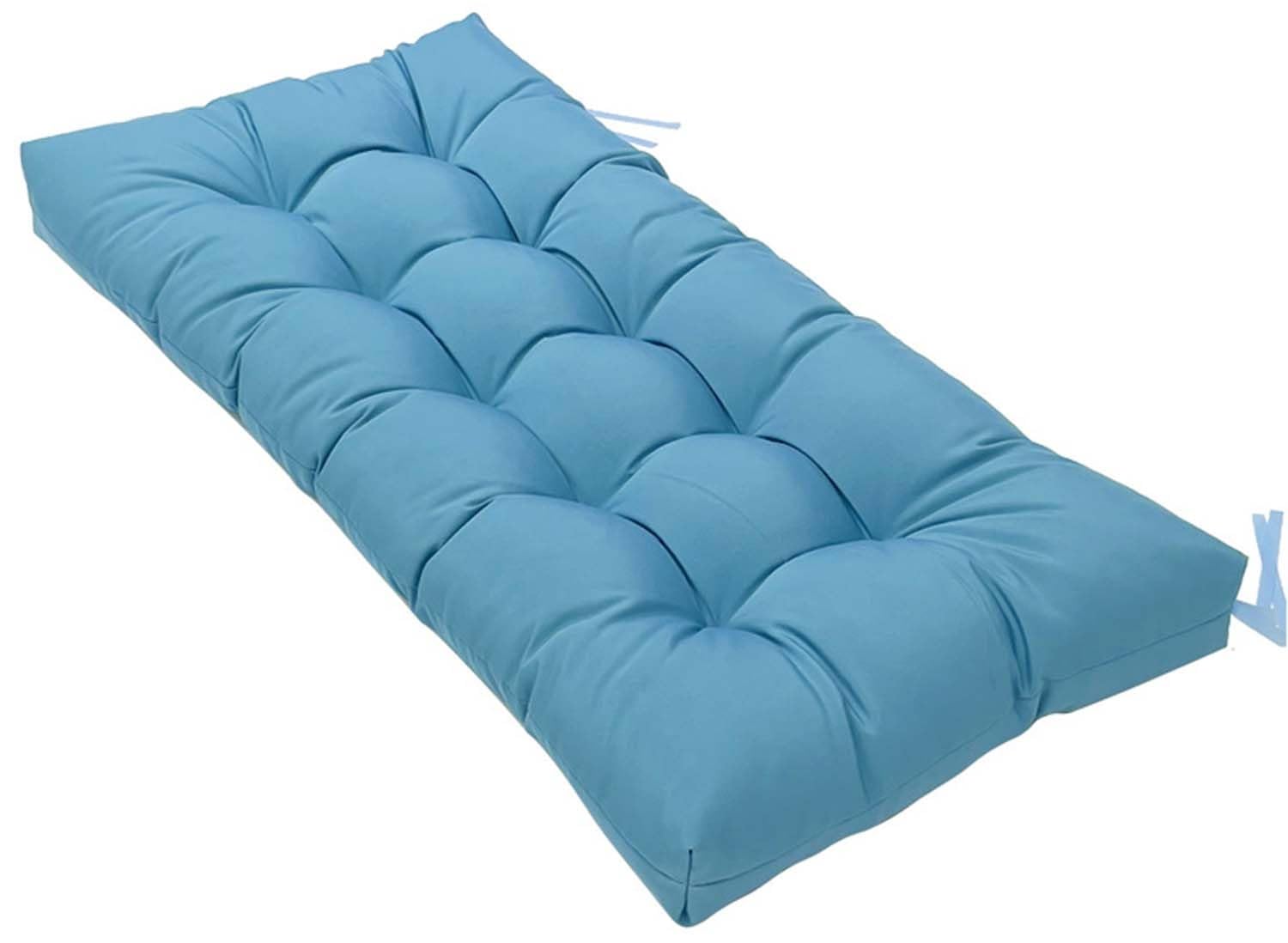 Coussin de banc d'extérieur 130x50 matelas de jardin imperméable épais 8 cm assise terrasse 3 places