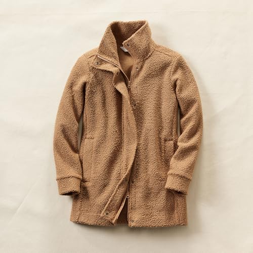 Lands' End Boucle Fleece Coat3