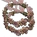 Flower Crown Headband Wreath Garland Hair Bands Floral Wedding Bridal Hair Hoop Women Leaf Ribbon Party Decoration Headdress Headwear Christmas Handmade Headpiece Hair Accessories 2 Pack Coffee